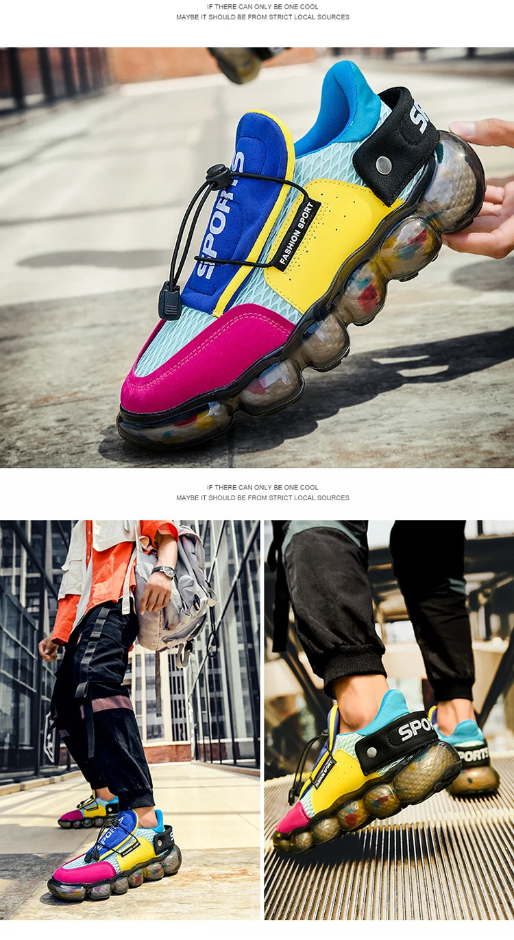 Men's Fashion Sneakers Breathable Comfortable Lightweight