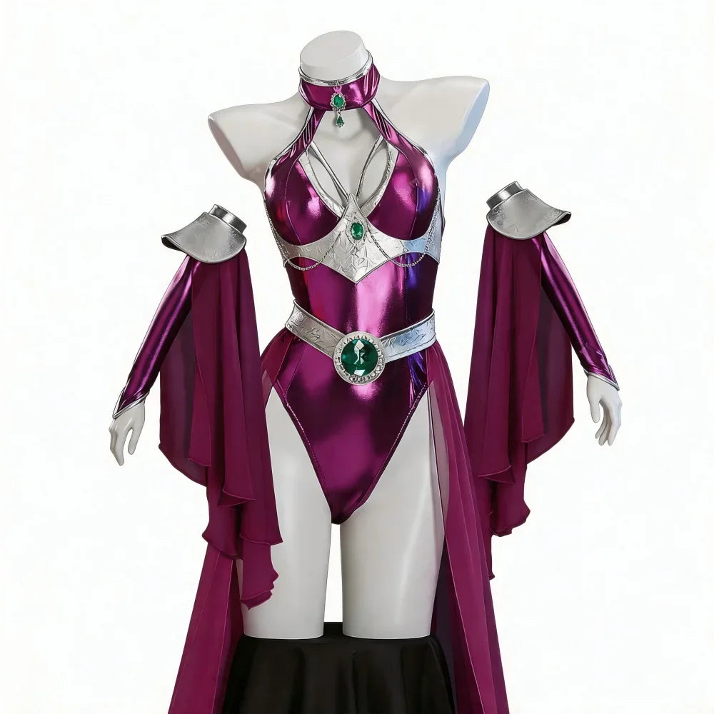 Anime Teen Titans Starfire‌ Purple Jumpsuit