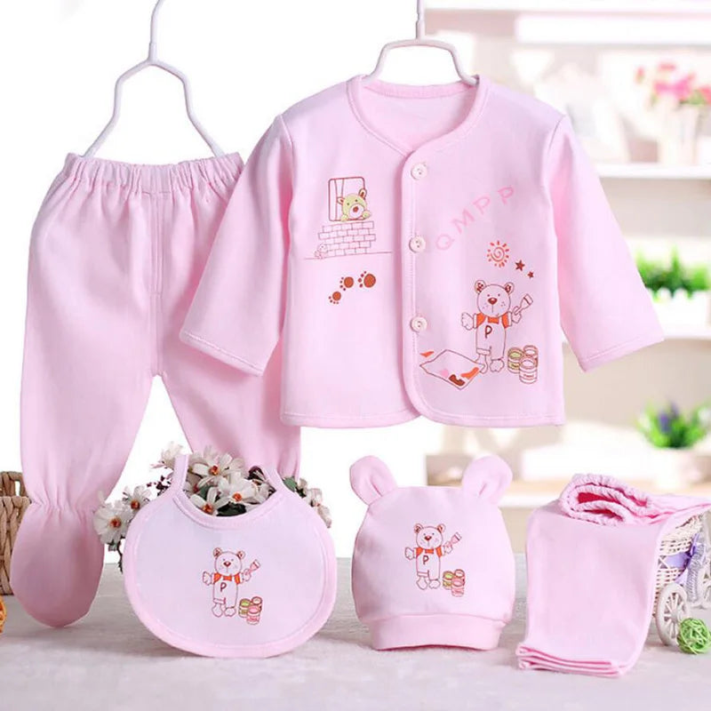 5 Pcs/set Newborn Baby 0-3 Month