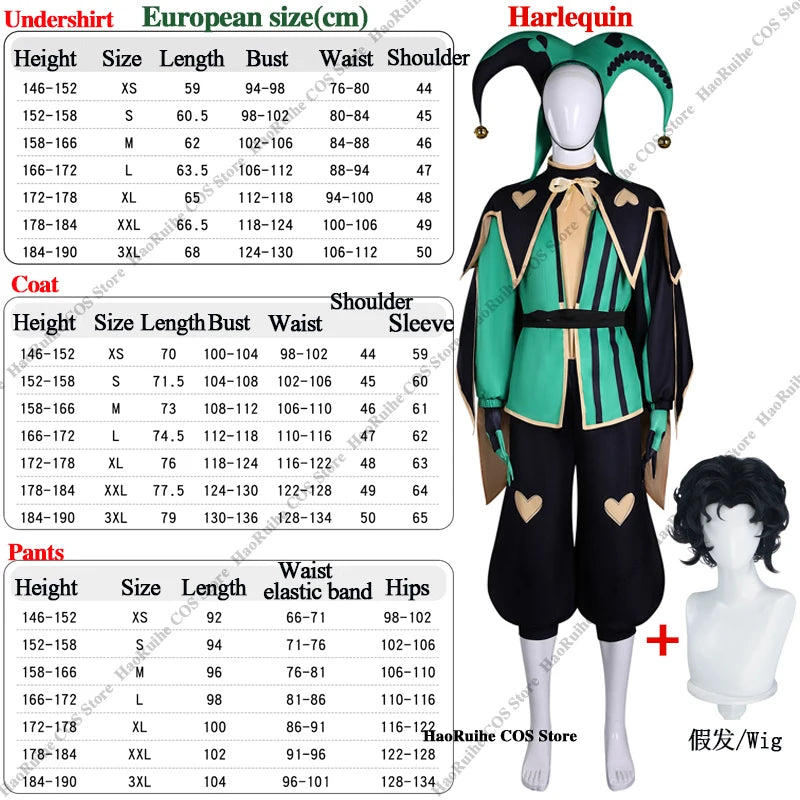 Hot The Freak Circus Pierrot Jester Harlequin