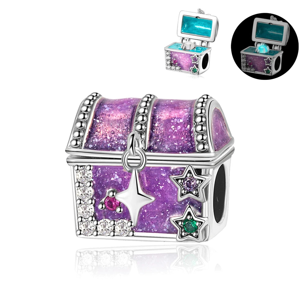 Purple Series 925 Sterling Silver Dreamy Lily Flower