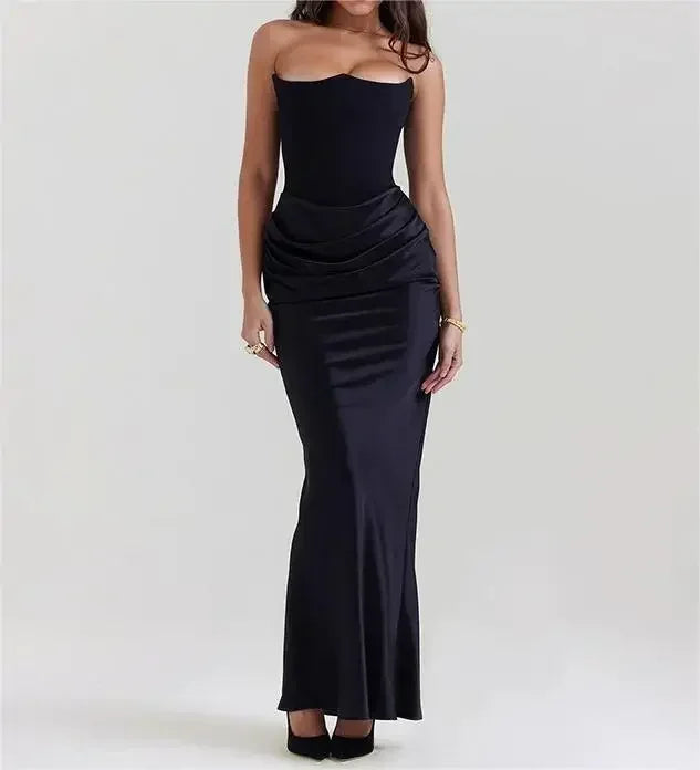 Backless Slim Evening Gown