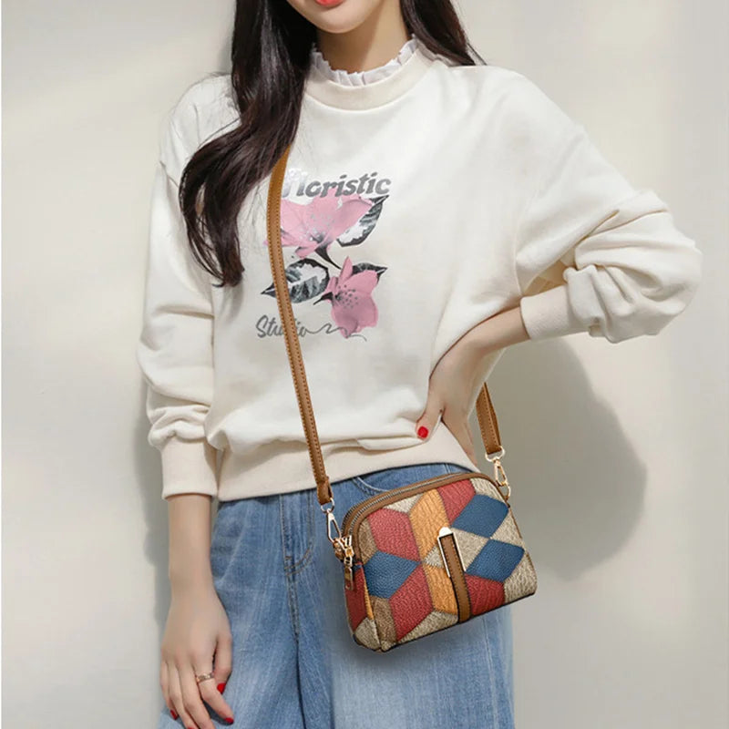 Shell Bag Patchwork Hobo