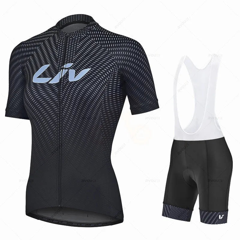 2026 New LIV Pro Cycling Jersey Set Woman MTB Bike Clothes Summer Bicycle Clothing Cycling Set Maillot Conjunto Ropa Ciclismo