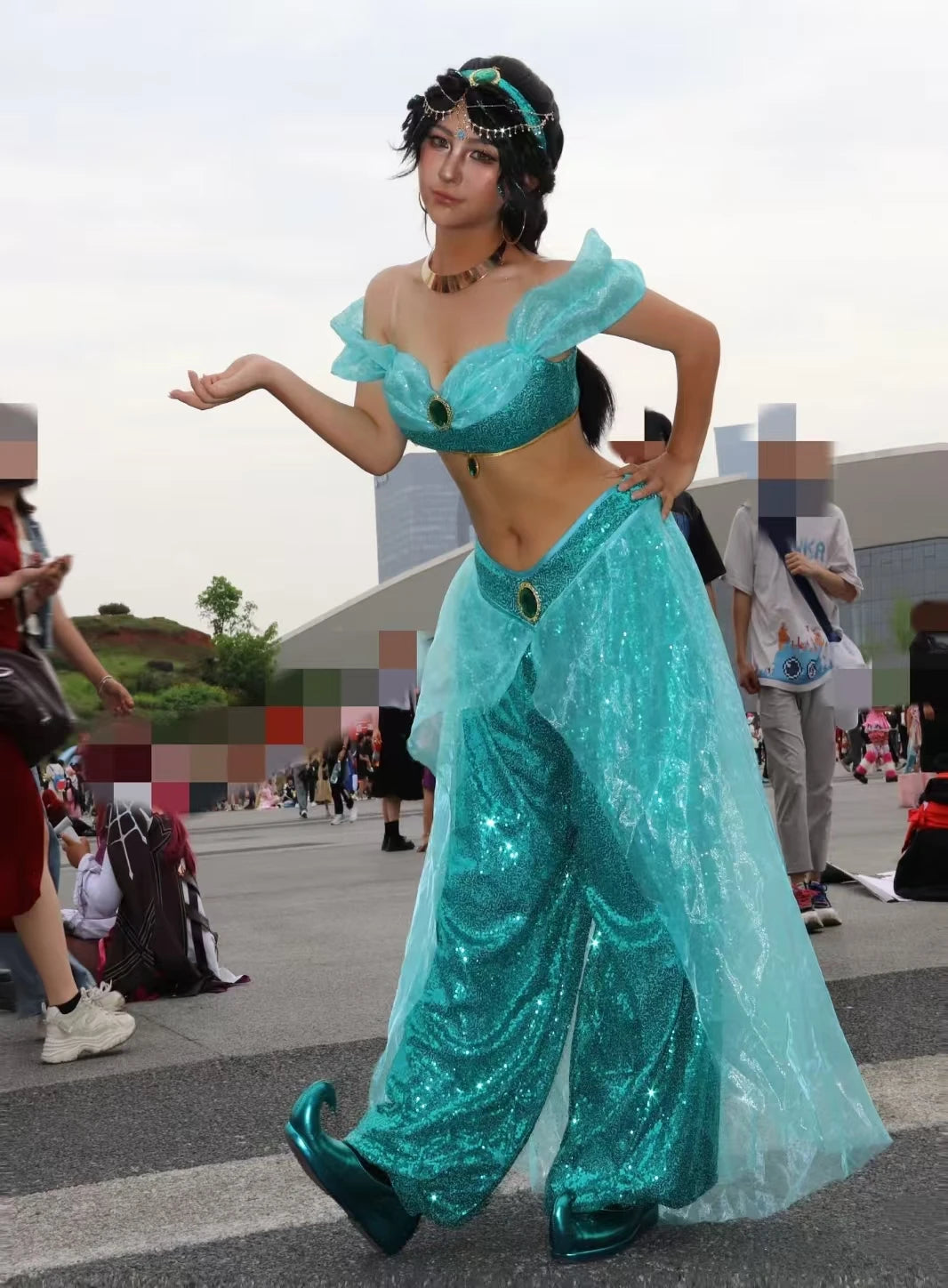Aladdin Jasmine Princess Women's Cosplay Costume
