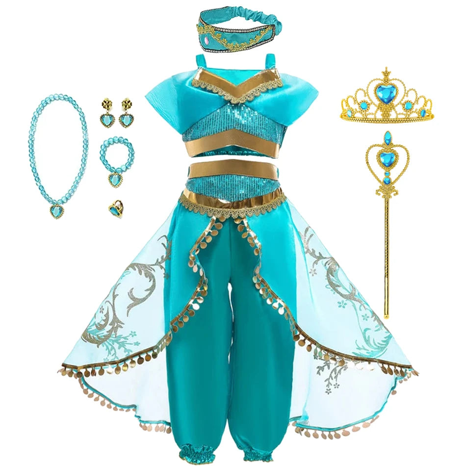 Moana Elsa Princess Dress for Girls Costume Kid Children Cosplay Birthday Carnival Party Outfit Toddler Fancy 2-8Y Birthday Gift