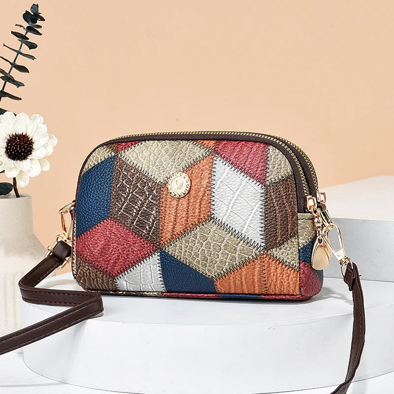 Shell Bag Patchwork Hobo