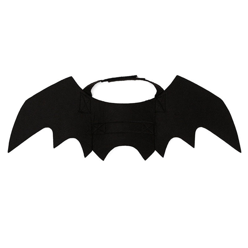 Halloween Cute Pet Clothes Black Bat Wings Harness