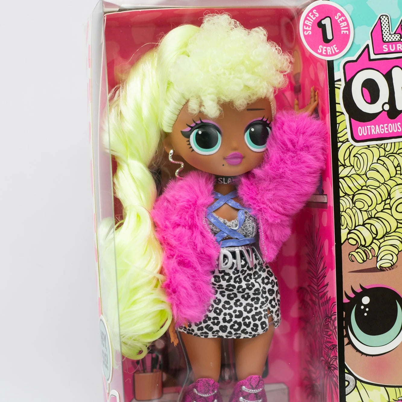 MGA LOL SURPRISE OMG Fashion Doll Long Hair Dress Up Big Sister LADY DIVA Exquisite Birthday Gift Box Set Fashion Figure