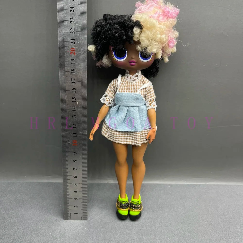 Original 24cm OMG Big Sister Fashion Dress up Girl Doll Set Including Clothes and Shoes Holiday Gift Toys