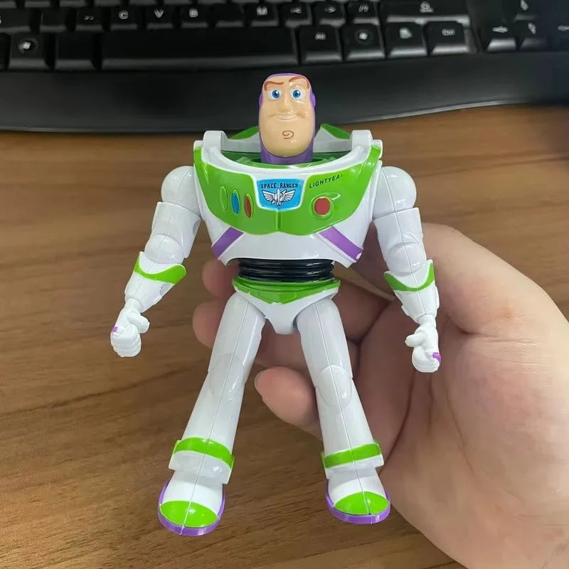 Hot Cute Anime Figure Bu zz Lightyear Woo dy Desktop Toy Model Ornament Doll Collectibles Surprise birthday Gift