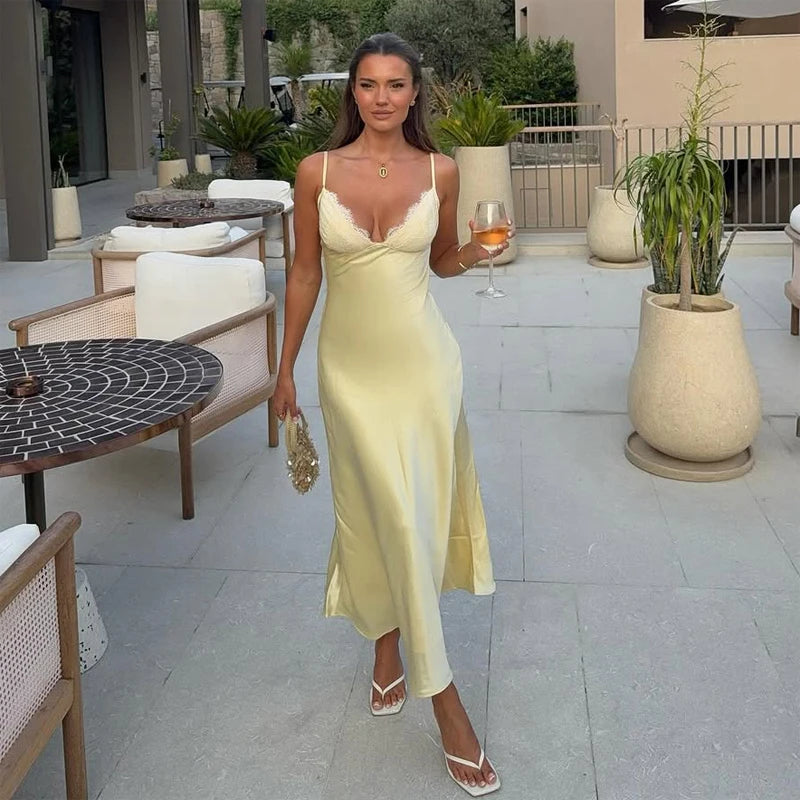 Solid Pleated Strapless Women's Dress Backless Off-shoulder