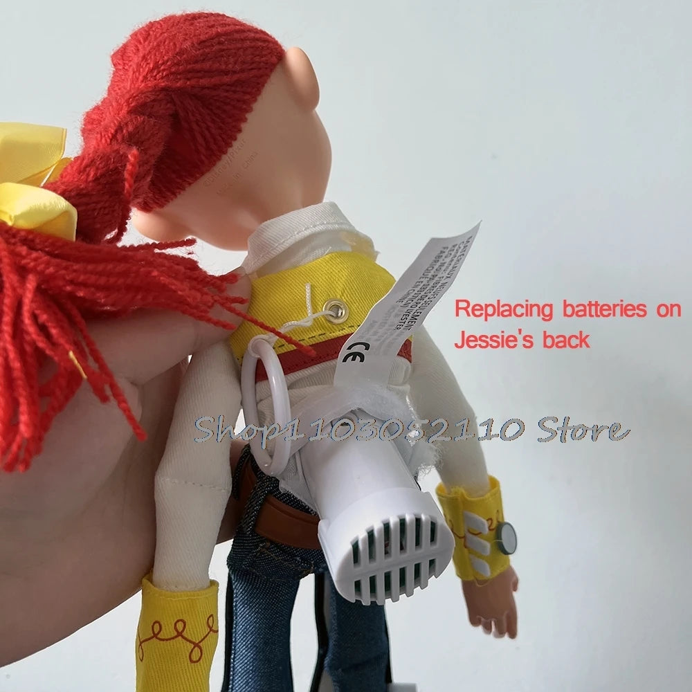Toy Story 4 Talking Woody Jessie Action Figure Sing Soft Cute  Anime Figure Decoration Birthday Model Gift Toys