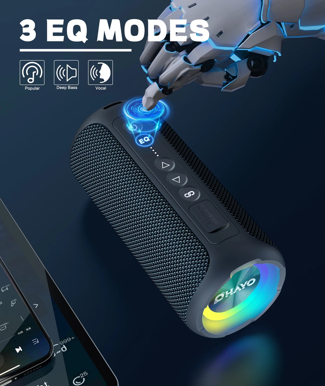 Bluetooth Speakers 40W Enhanced Bass Portable