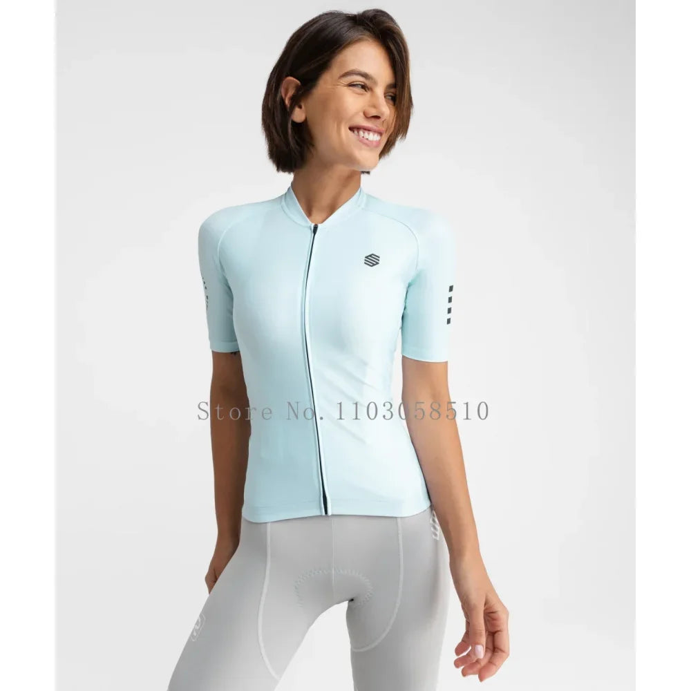 Siroko Women Cycling Jersey Summer Short Sleeve Shirts Quick Dry Ciclismo Maillot MTB Bike Top Summer Outdoor Team Clothes 2025