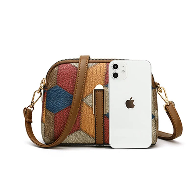 Shell Bag Patchwork Hobo