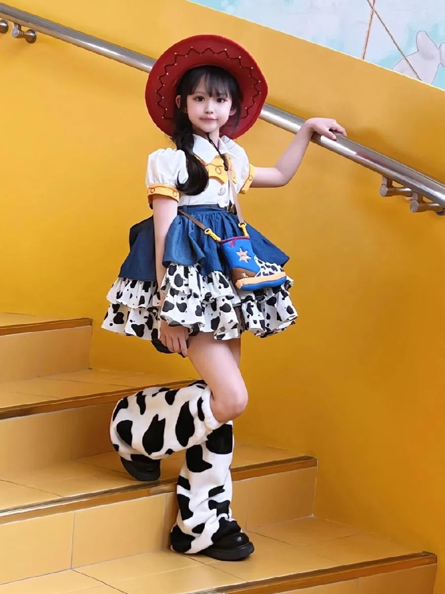 61 Kids' Day Anime Dress, Woody, Jessie, Buzz Lightyear, Cosplay, Girls' Dress, Halloween Costume, Lolita New Model