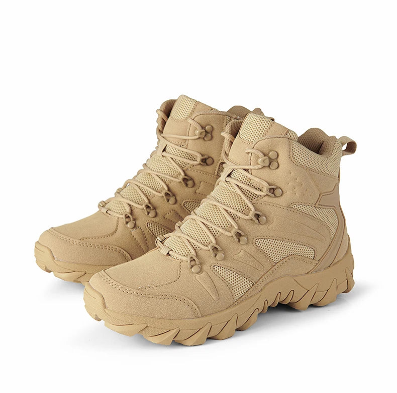 Men's Casual Shoesthick Bottom Lace-up Workwear  Shoes Men for Work Outdoor Men's Shoe High Quality Autumn Winter Hiking Boots