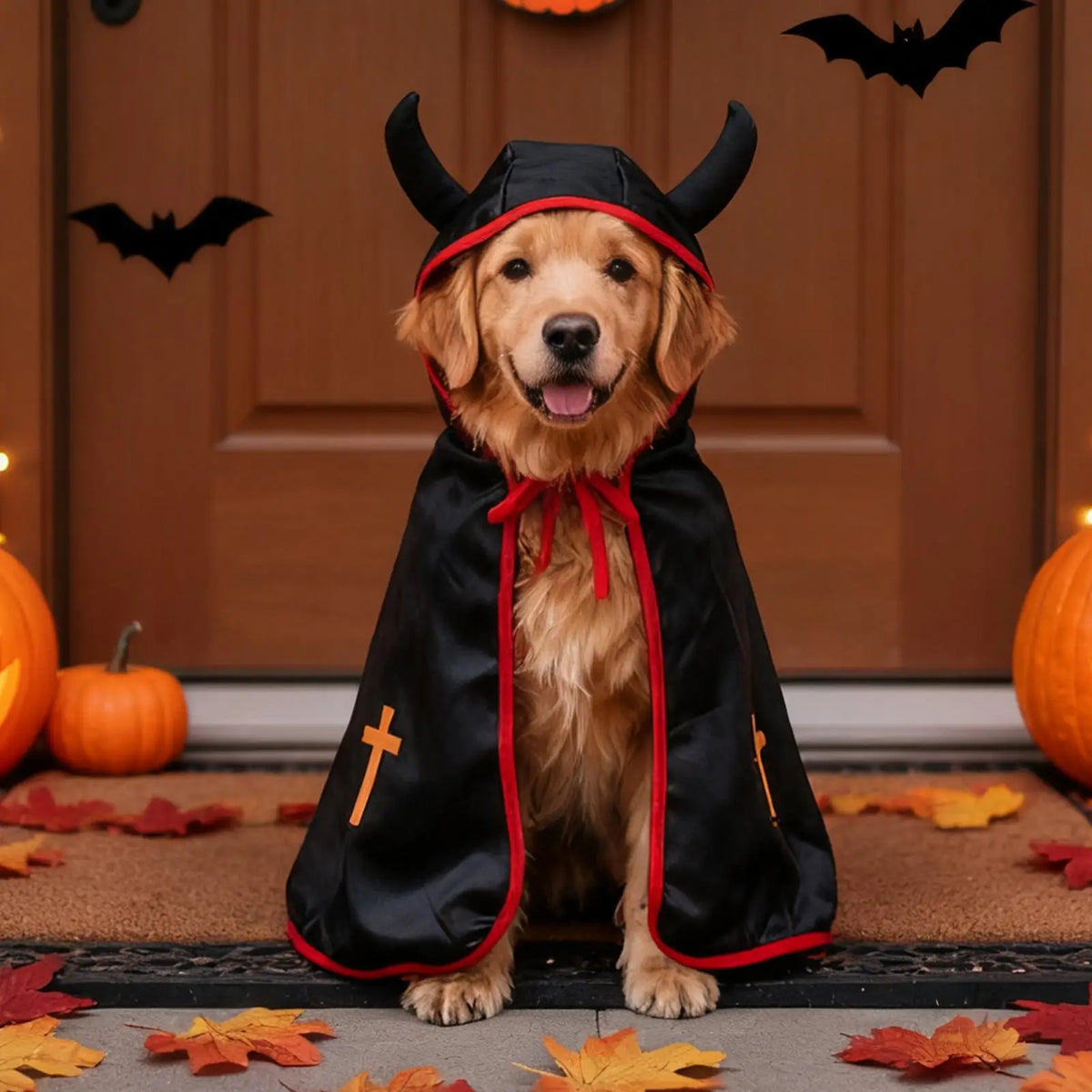 Halloween Cat Dog Costumes Funny Puppy Cloak