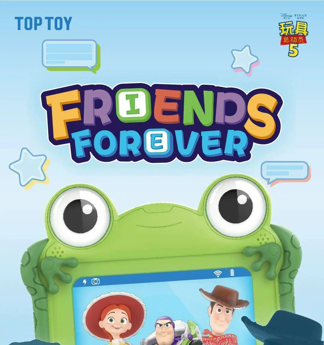 Toptoy Toy Story 5 Forever Friends Blind Box Action Figures Buzz Lightyear Jessie Woody Doll Action Figures Mystery Box Toy Gift