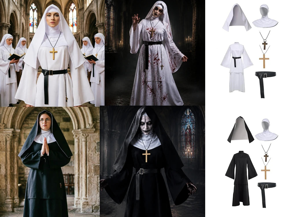 Nun Dress Halloween Costume