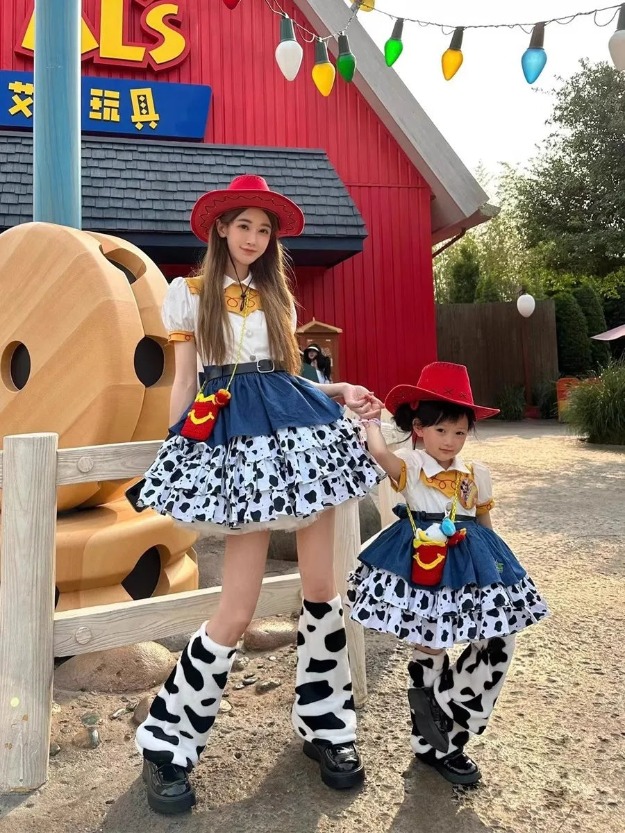 61 Kids' Day Anime Dress, Woody, Jessie, Buzz Lightyear, Cosplay, Girls' Dress, Halloween Costume, Lolita New Model