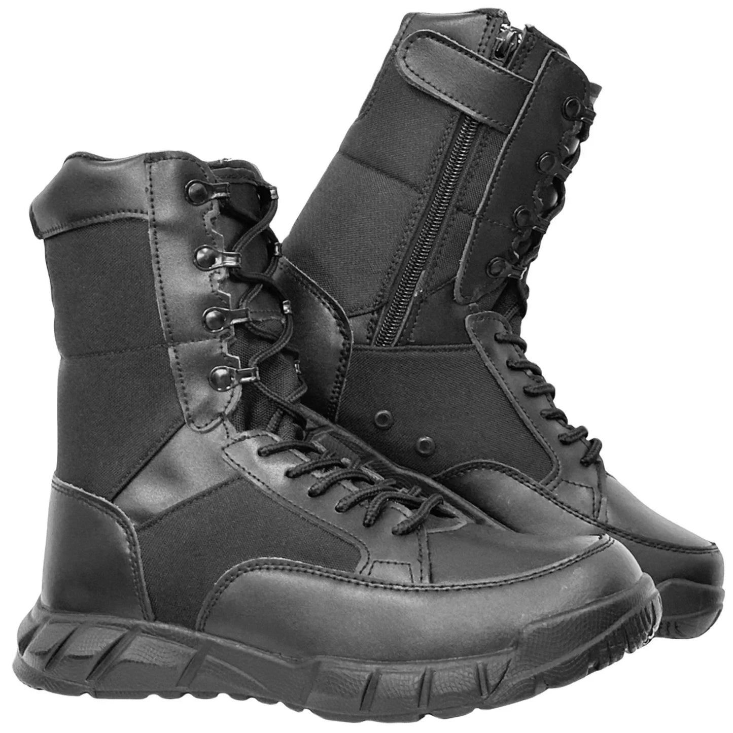 Man Lightweight Tactical Boots Combat Anti-Collision Training Lace Up Waterproof Outdoor Hiking Breathable Shoe