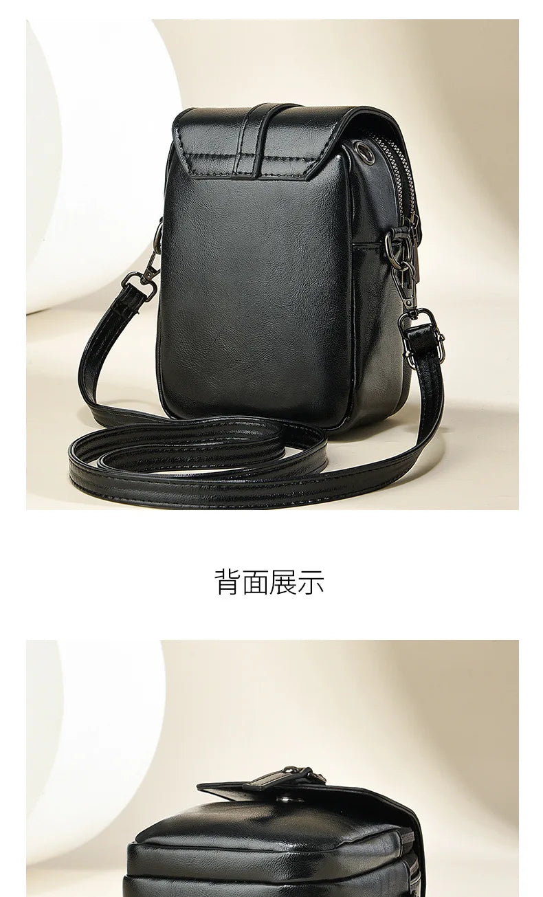 Flap Phone Bag High Quality Pu Leather Shoulder Bags for Women New Ladies  Crossbody Bag Luxury Brand Designer Handbags