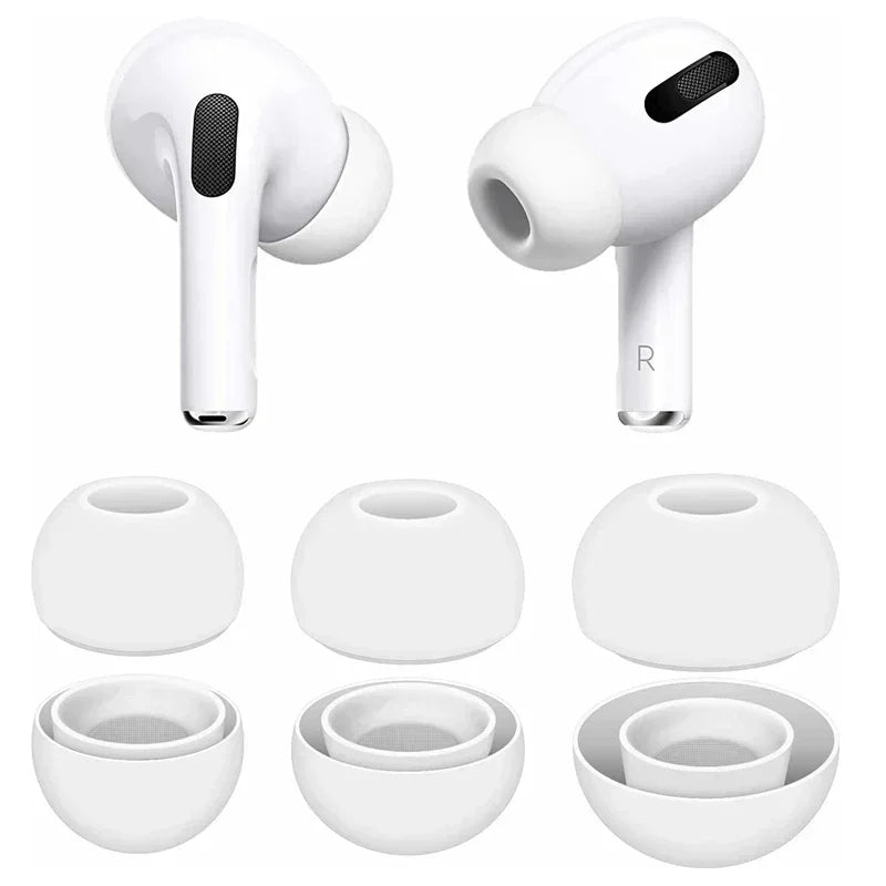 Replacement Eartips For AirPods Pro 1st 2nd Ear Tips Buds Silicone Rubber