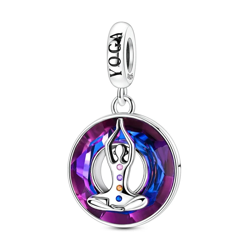 Purple Series 925 Sterling Silver Dreamy Lily Flower
