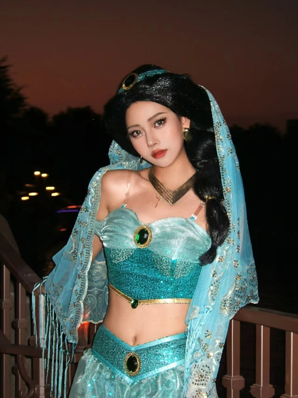 Aladdin Jasmine Princess Women's Cosplay Costume