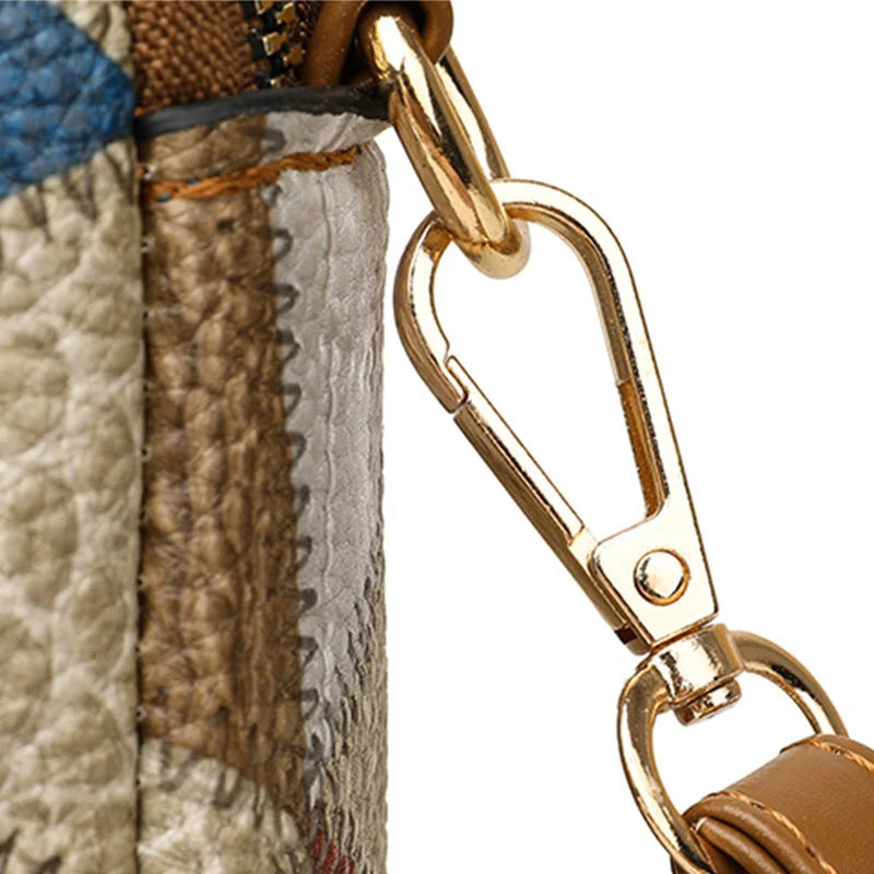 Shell Bag Patchwork Hobo