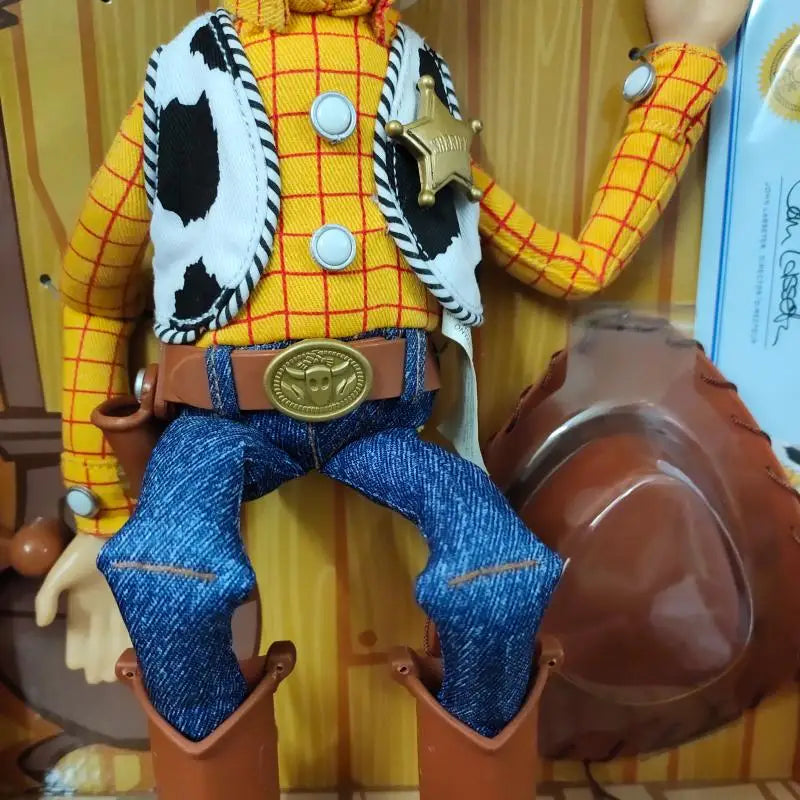 Cartoon Sound-Making Toy Disney Pixar Toy Story Buzz Lightyear Jessie Woody Talking Doll Collected Birthday Gift Toy For Fans
