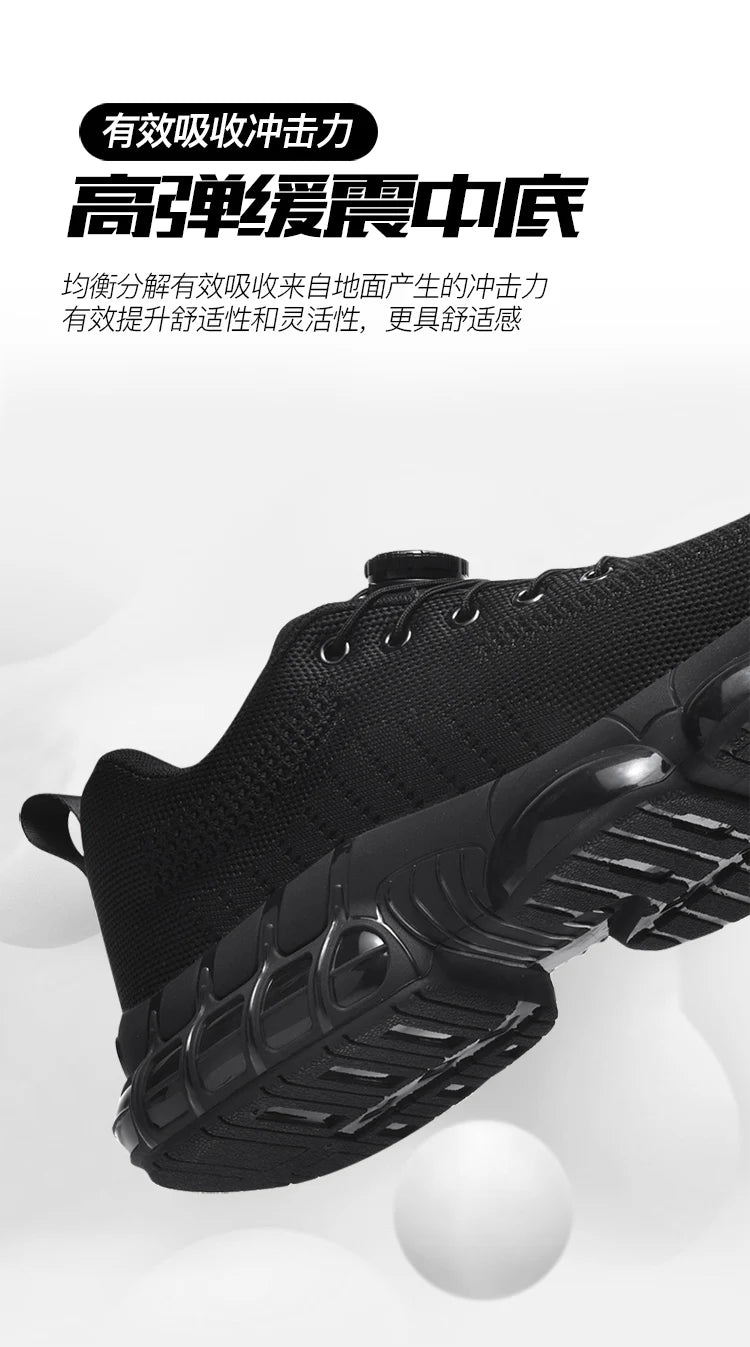 Men's Military Tactical Boots Army Boots Men Side Zipper Military Boots Men Anti-Slip Ankle Boots Work Safety Shoes Hiking Shoe