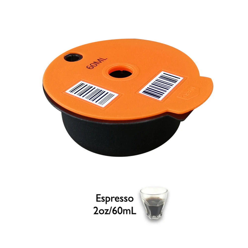 60ML / 180ML Reusable Coffee Capsule Pods for Tassimo Coffee Machine Refillable Filter