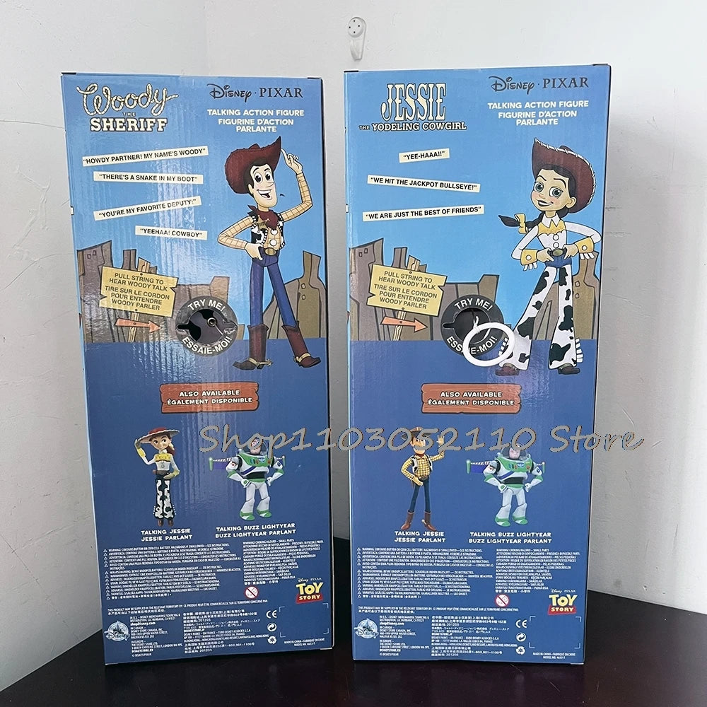 Toy Story 4 Talking Woody Jessie Action Figure Sing Soft Cute  Anime Figure Decoration Birthday Model Gift Toys