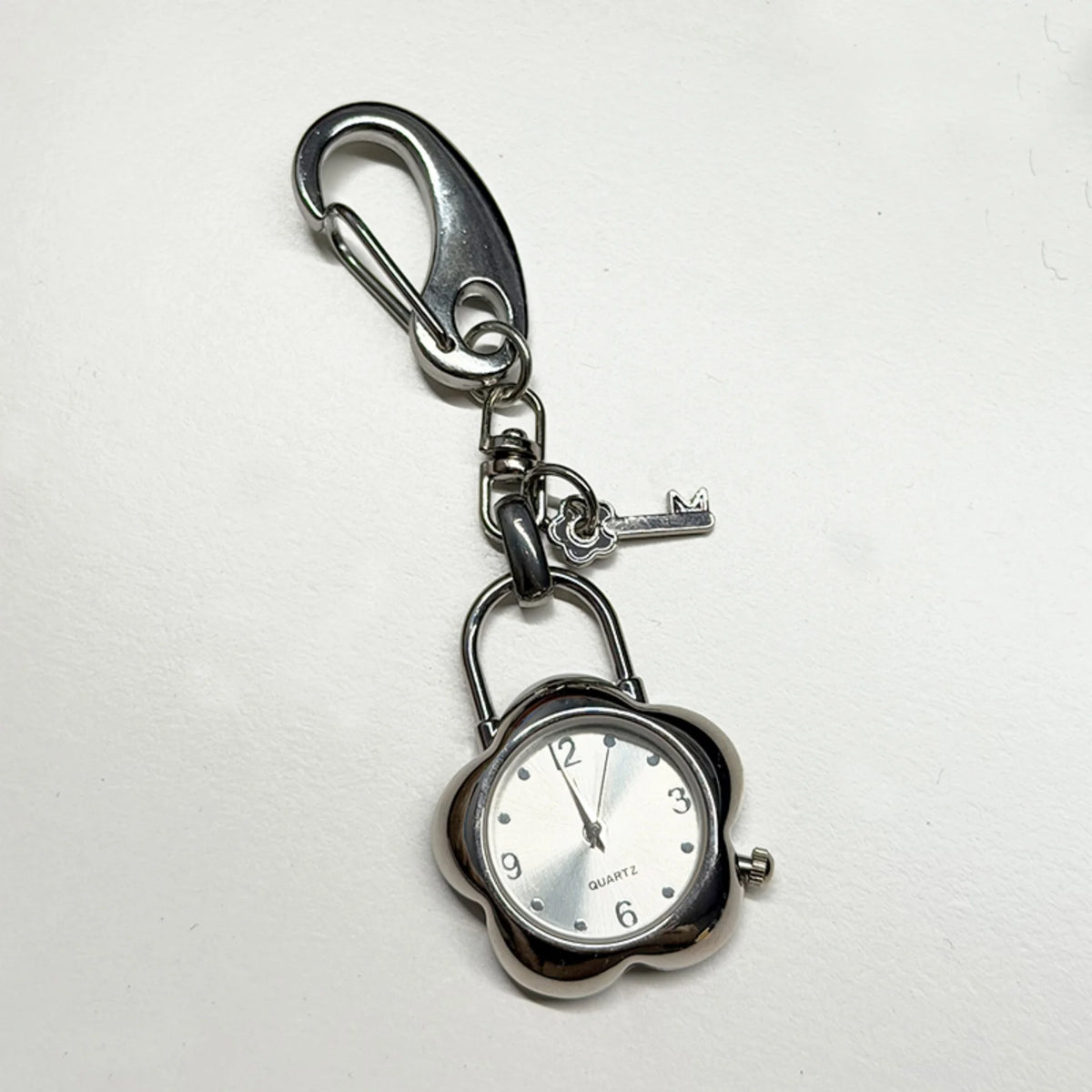 Star Pocket Adjustable Watch Clock Keychain Zinc Alloy