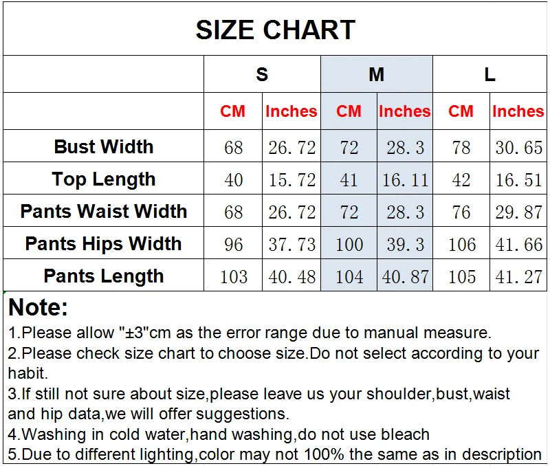 2 Pieces Pants Set