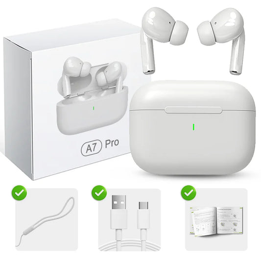 Wireless Bluetooth Earphones TWS Headset HiFi Earbuds Noise Reduction Headphones Waterproof For IPHONE Android