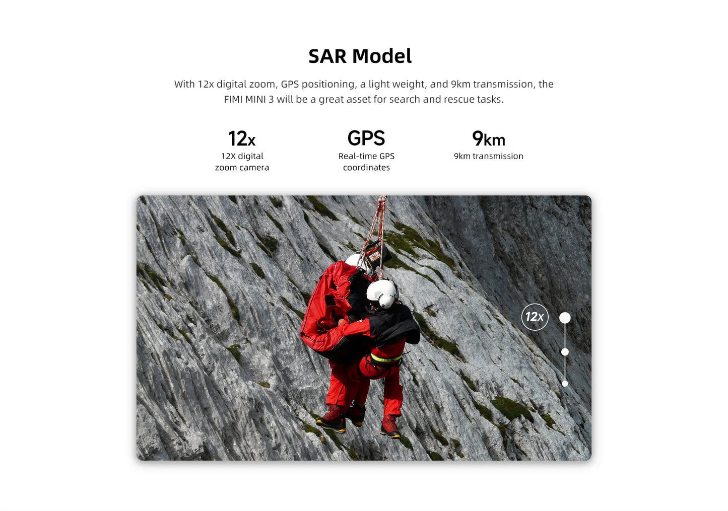 FIMI MINI 3 Portable Camera Drone GPS Foldable RC Quadcopter For Travel Shooting Beginners