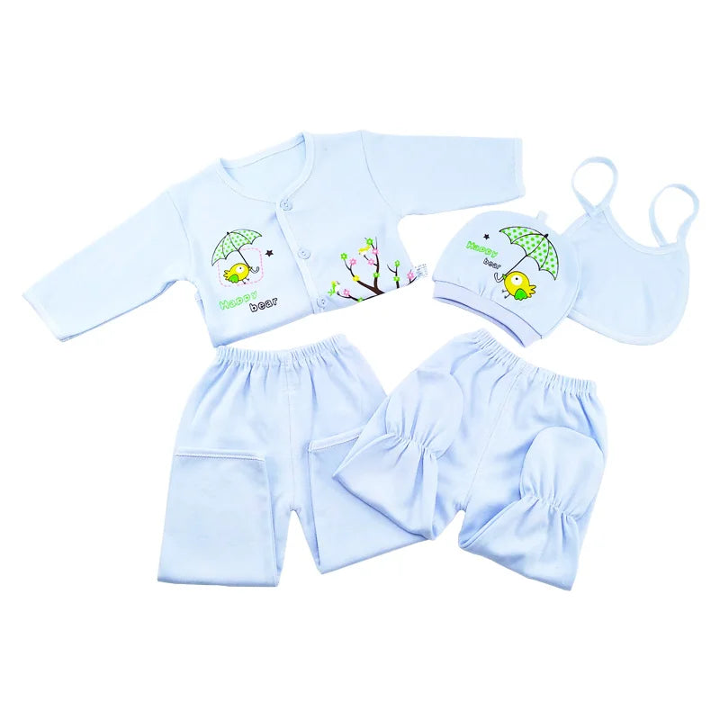 Newborn Baby Clothes Set ( 5pcs/set) Infant Girl Boy