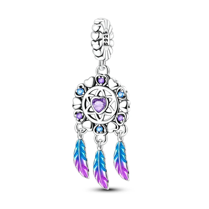 Purple Series 925 Sterling Silver Dreamy Lily Flower