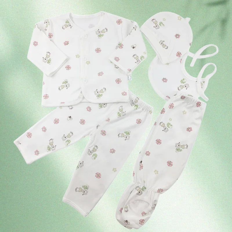 Newborn Baby Clothes Set ( 5pcs/set) Infant Girl Boy