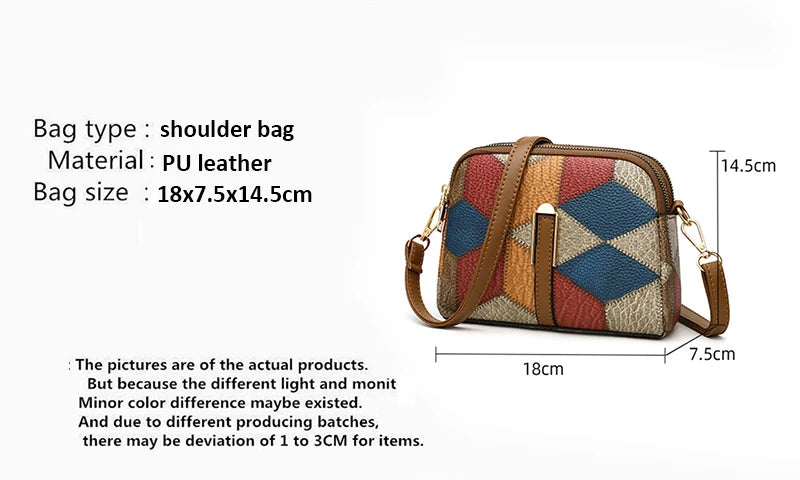 Shell Bag Patchwork Hobo