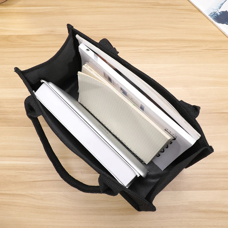 Leisure  handheld canvas tote bag