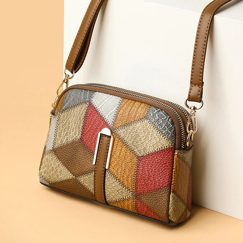 Shell Bag Patchwork Hobo