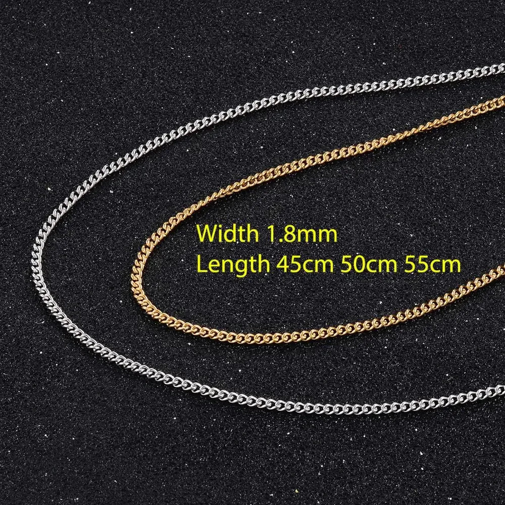 Stainless Steel Chain High Quality Gold Color Necklace