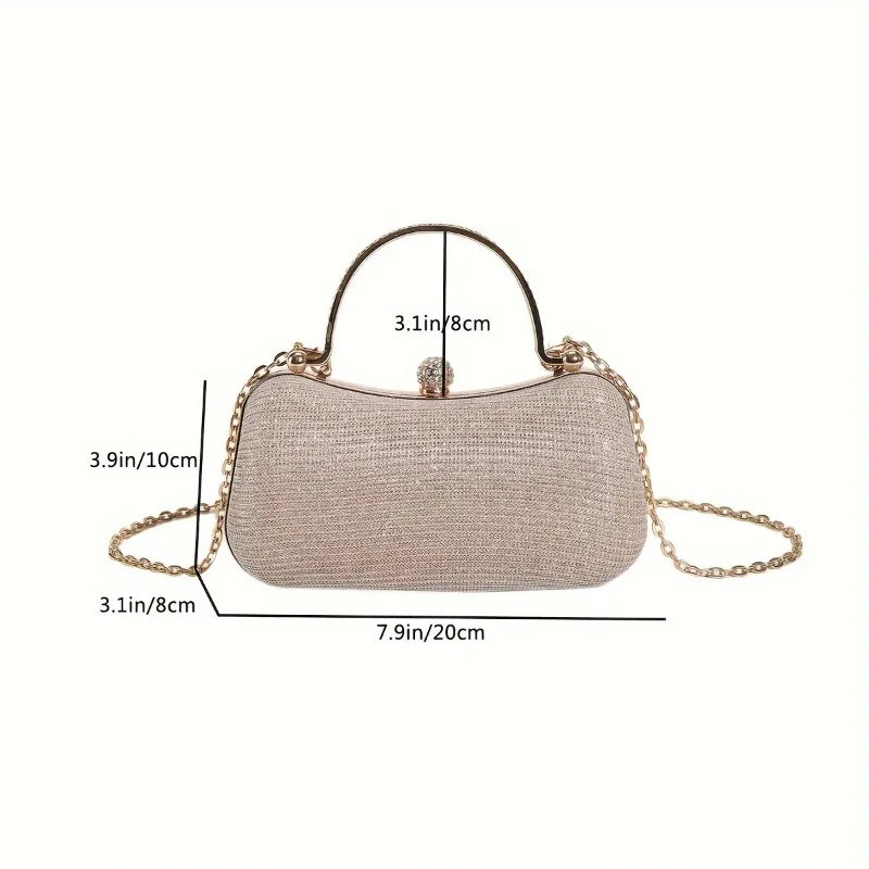 Shiny Mini Evening Bag Rhinestone