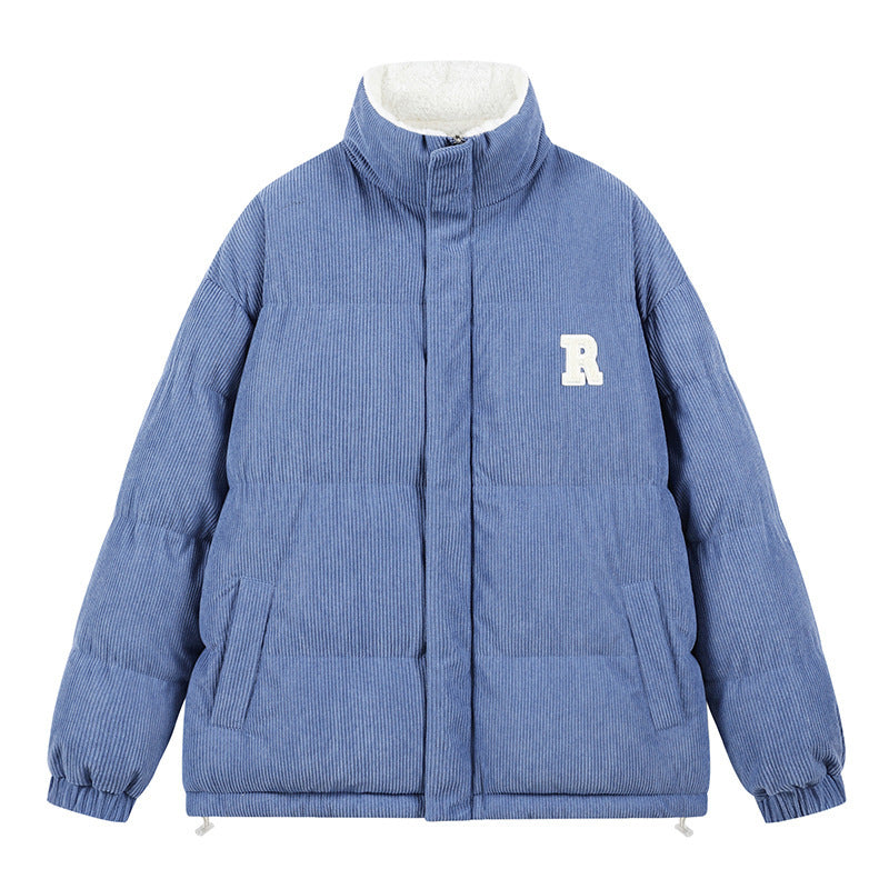 Cotton Padded Double-sided Wear Loose Lapel Coat