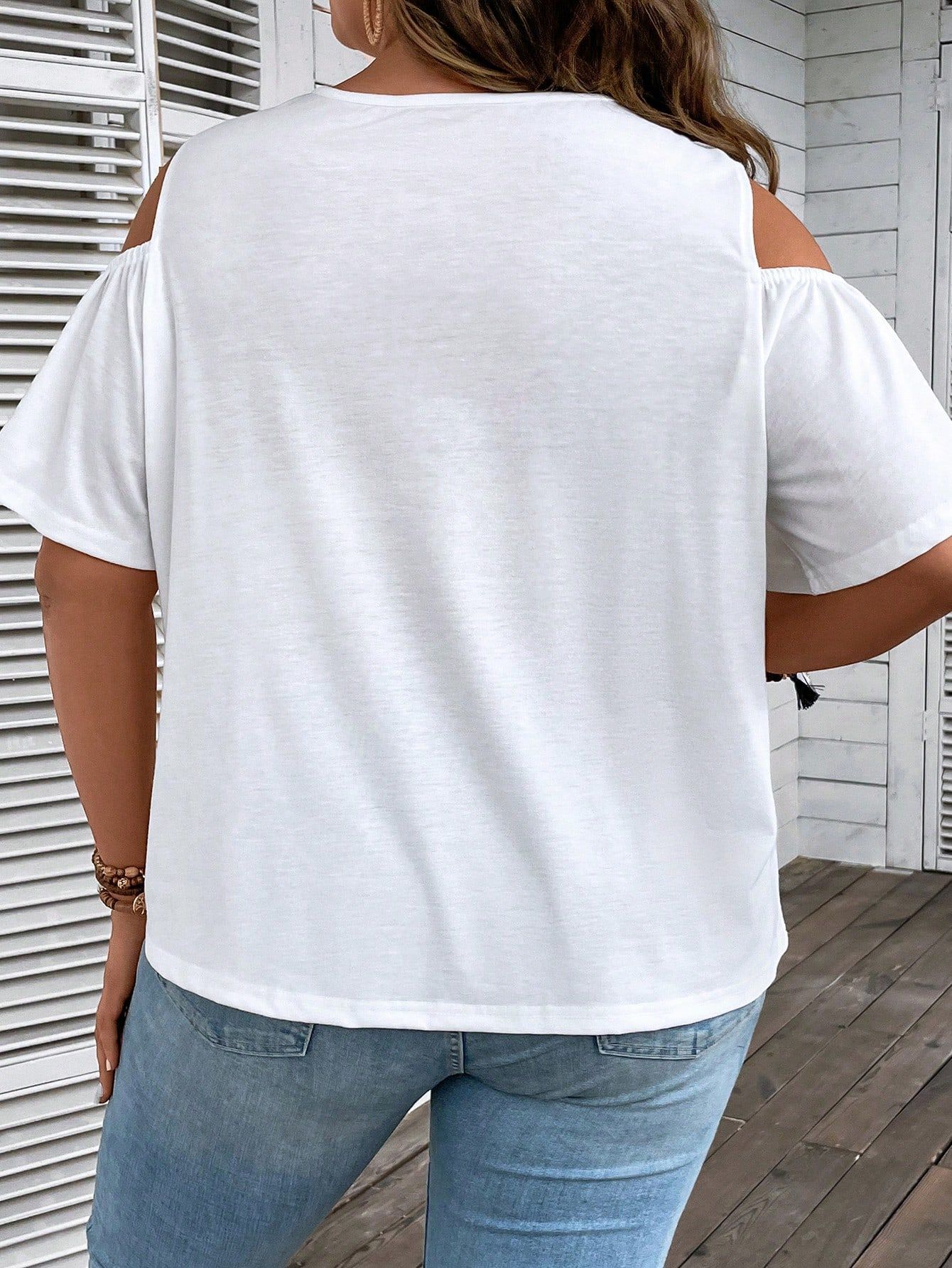 Off-Shoulder Short-Sleeve